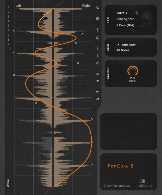 PanCake - The free VST Plugin