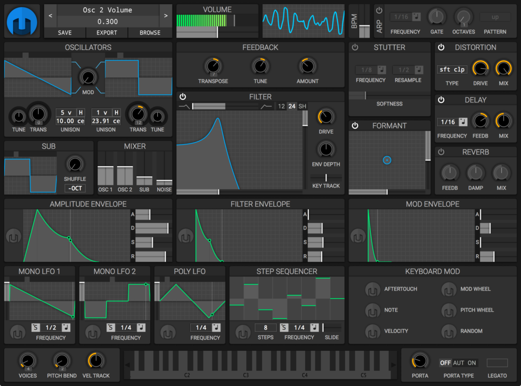 Instrument plug-ins