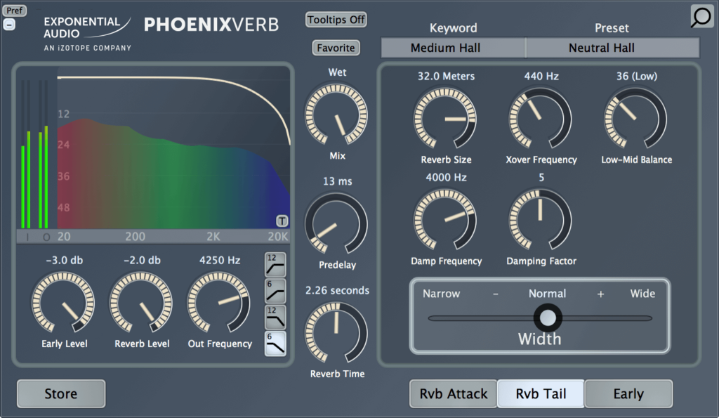 arts acoustic reverb presets